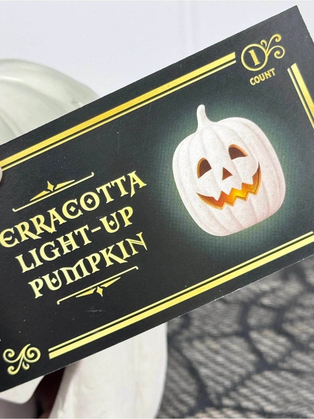 NEW Target Bullseye Playground Terracotta Light-Up Pumpkin